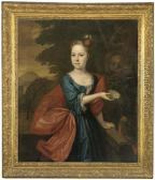 Portrait Of A Lady Oil Painting by Pierre Mignard