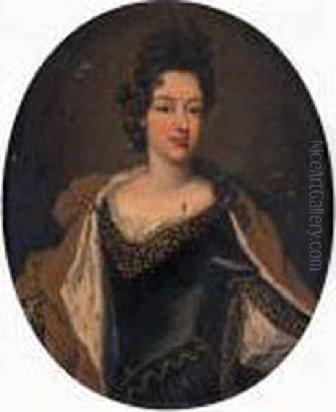 Ritratto Di Dama Oil Painting by Pierre Mignard