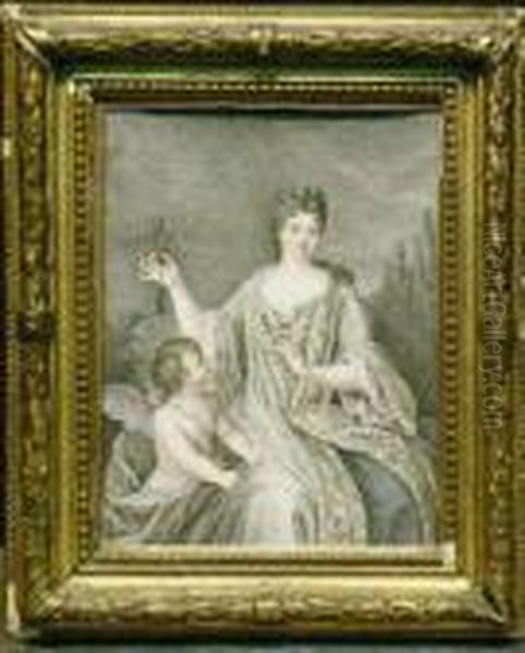 Portrait Of A Woman As Venus Oil Painting by Pierre Mignard