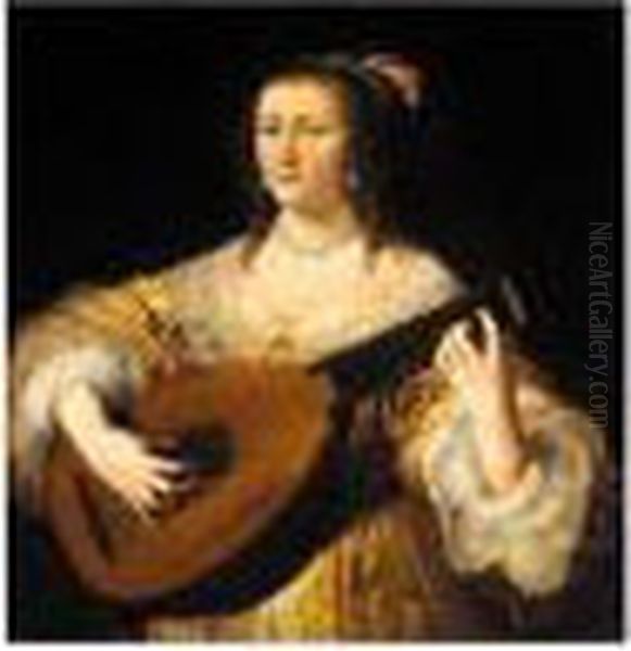 An Allegory Of Music Oil Painting by Pierre Mignard