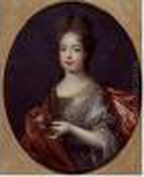 Portrait Of A Lady Oil Painting by Pierre Mignard