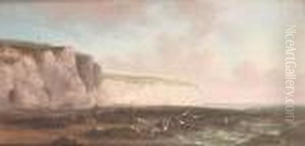 Early Morning, ***** Stairs, Broadstairs Oil Painting by Thomas Rose Miles