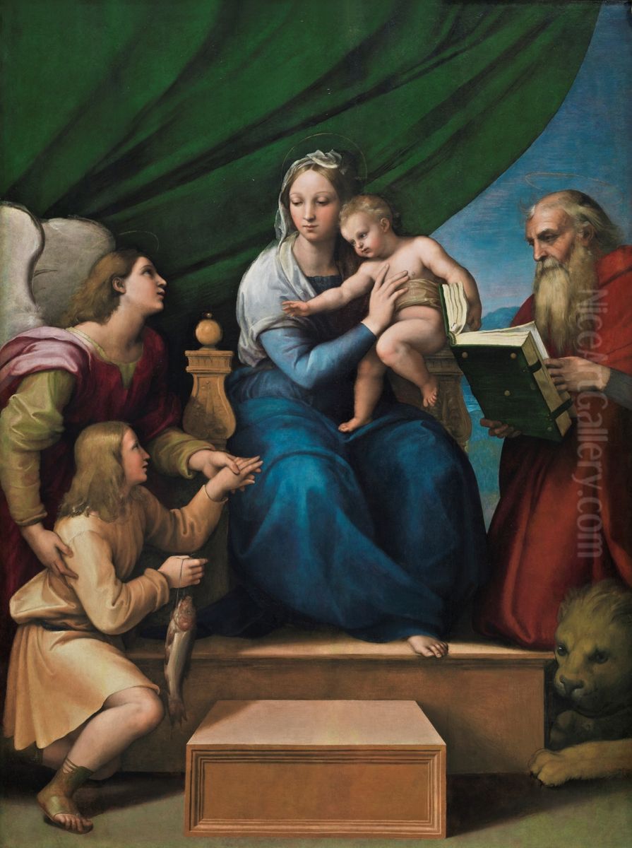 Madonna with the Fish Oil Painting by Raphael