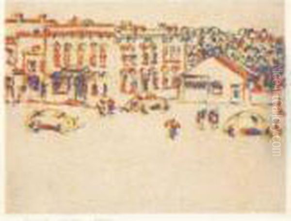 Main Street Oil Painting by David Brown Milne
