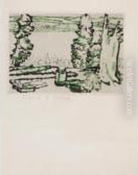 Painting Place Oil Painting by David Brown Milne