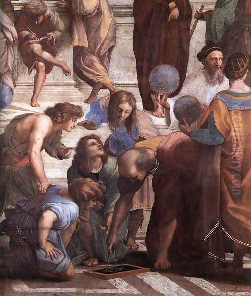 Stanze Vaticane 28 Oil Painting by Raphael