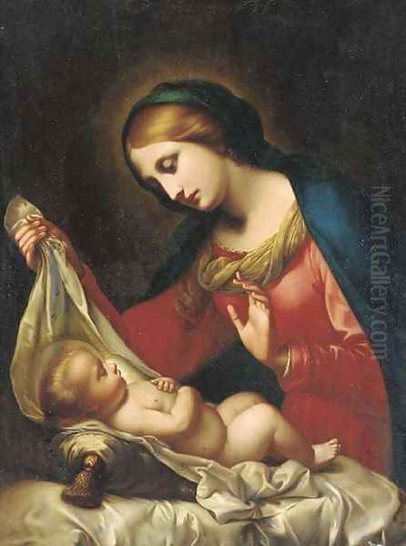 The Madonna and Child 5 Oil Painting by Raphael