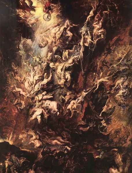 Fall Of The Rebel Angels Oil Painting by (studio of) Rubens, Peter Paul
