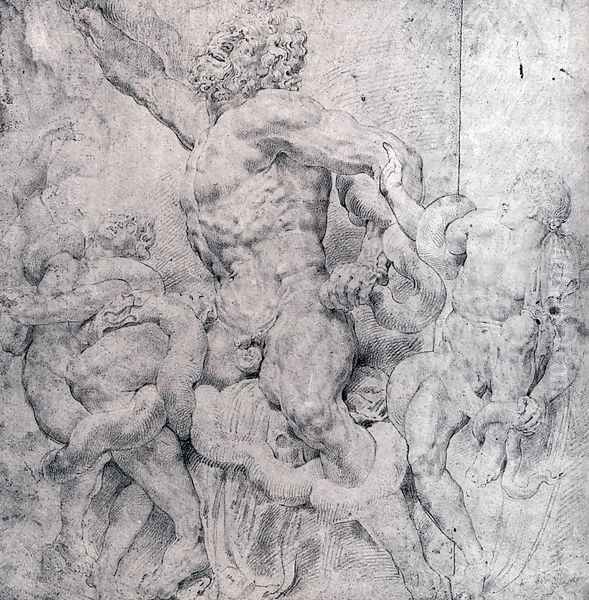 Laocoon And His Sons Oil Painting by (studio of) Rubens, Peter Paul