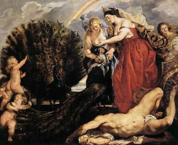Juno and Argus c. 1611 Oil Painting by (studio of) Rubens, Peter Paul