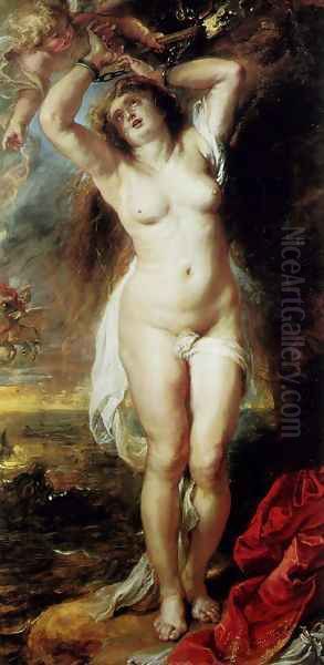 Andromeda Oil Painting by (studio of) Rubens, Peter Paul