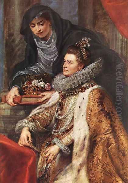 Altarpiece of St Ildefonso (right panel) after 1639 Oil Painting by (studio of) Rubens, Peter Paul