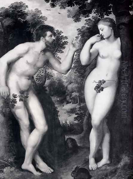 The Fall Of Man Oil Painting by (studio of) Rubens, Peter Paul