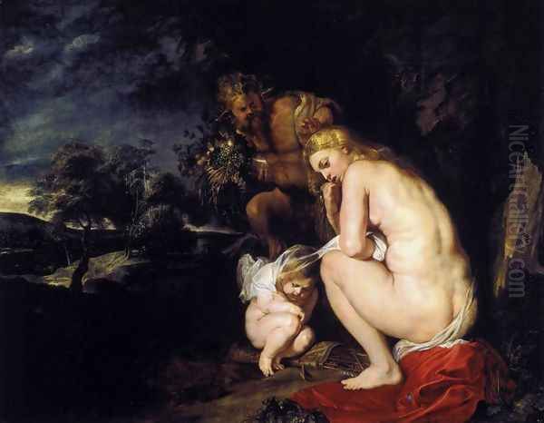 Venus Frigida 1614 Oil Painting by (studio of) Rubens, Peter Paul