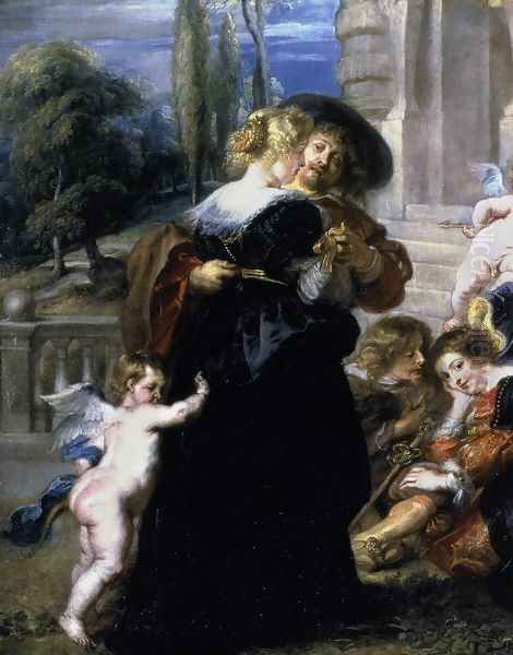 Garden of Love (detail) c. 1633 Oil Painting by (studio of) Rubens, Peter Paul