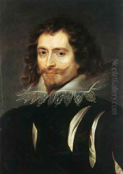 The Duke of Buckingham c. 1625 Oil Painting by (studio of) Rubens, Peter Paul