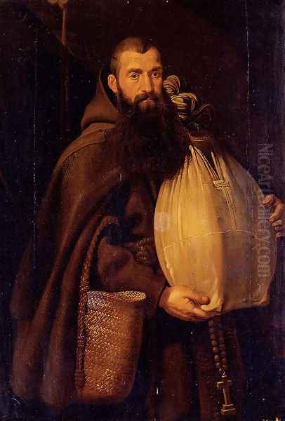 Saint Felix Of Cantalice Oil Painting by (studio of) Rubens, Peter Paul