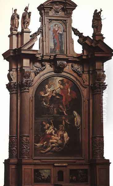 St Roch Altarpiece Oil Painting by (studio of) Rubens, Peter Paul