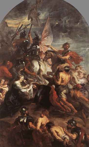The Road to Calvary 1634-37 Oil Painting by (studio of) Rubens, Peter Paul