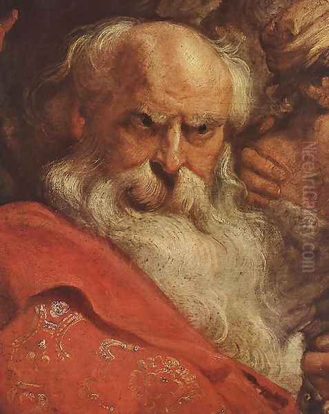 The Adoration of the Magi (detail-2) 1624 Oil Painting by (studio of) Rubens, Peter Paul
