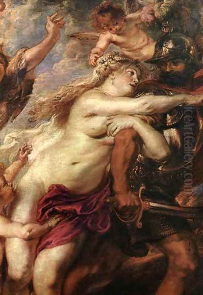 The Consequences of War [detail: 1] Oil Painting by (studio of) Rubens, Peter Paul