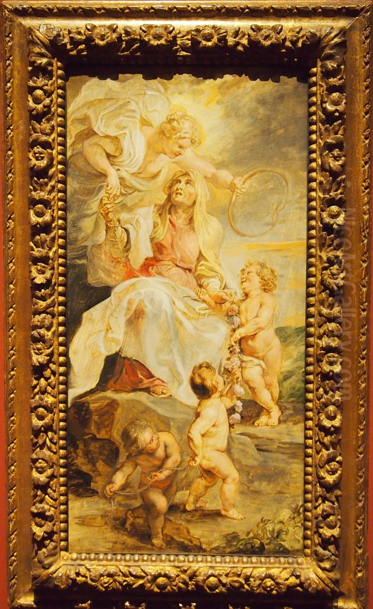 Allegory of Eternity Oil Painting by (studio of) Rubens, Peter Paul