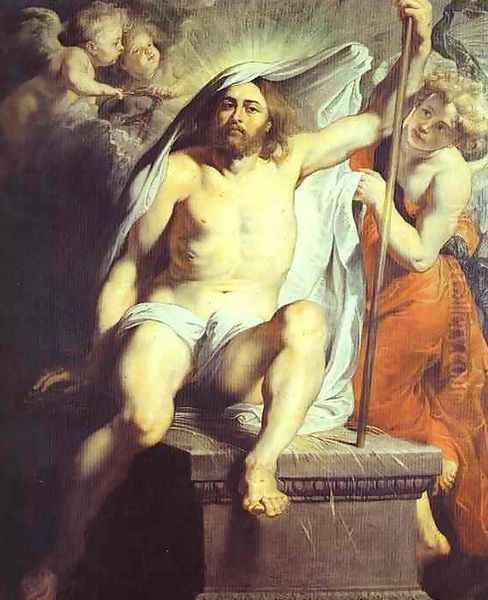 Christ Risen Oil Painting by (studio of) Rubens, Peter Paul