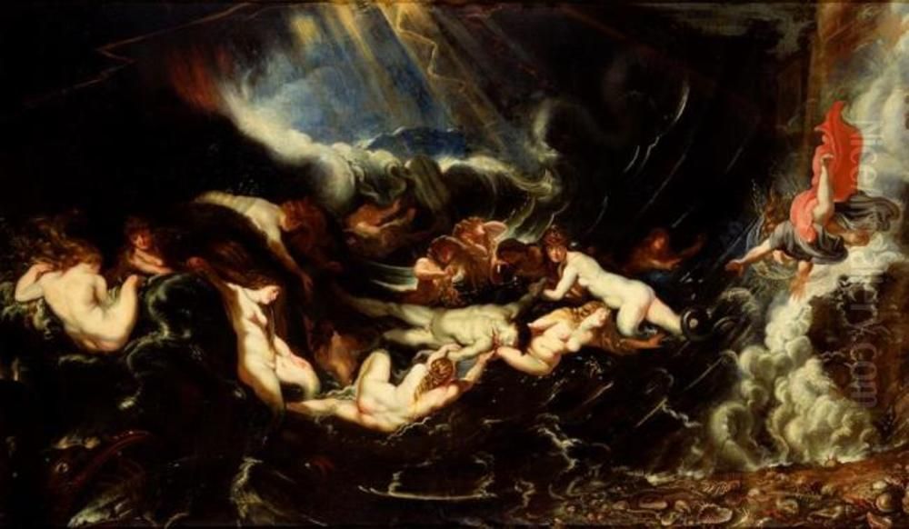Hero and Leander Oil Painting by (studio of) Rubens, Peter Paul
