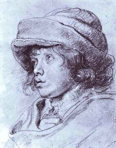 Portrait of Nicholas Rubens Oil Painting by (studio of) Rubens, Peter Paul