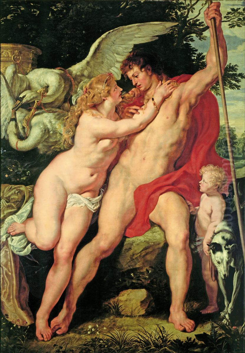 Venus and Adonis Oil Painting by (studio of) Rubens, Peter Paul