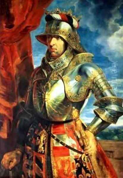Maximilian I Oil Painting by (studio of) Rubens, Peter Paul