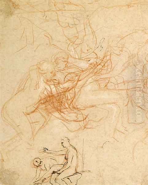 Diana and Callisto Oil Painting by (studio of) Rubens, Peter Paul