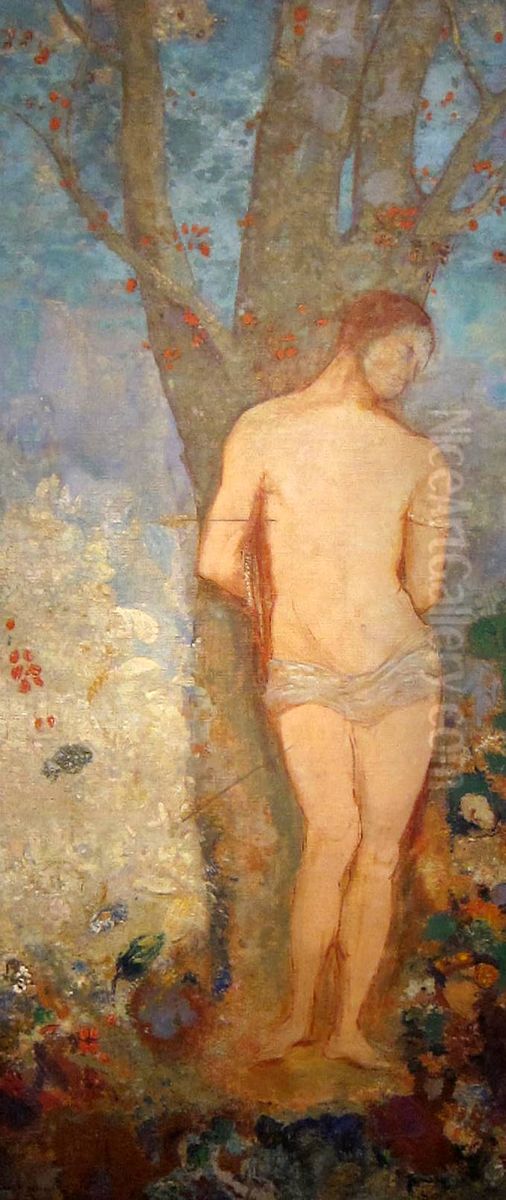 Saint Sebastian Oil Painting by Odilon Redon