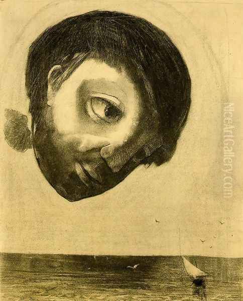 Guardian Spirit of the Waters Oil Painting by Odilon Redon