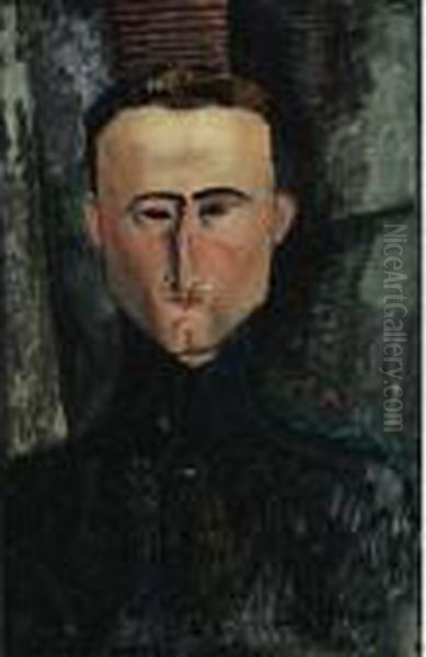 Property From The Estate Of Nell Singer
 

 
 
 

 
 Portrait Du Peintre Rouveyre Oil Painting by Amedeo Modigliani