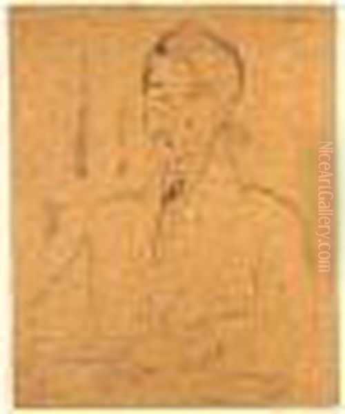 Portrait De Zborowski Oil Painting by Amedeo Modigliani