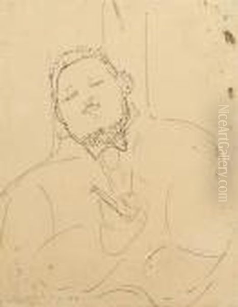 Diego Rivera Oil Painting by Amedeo Modigliani