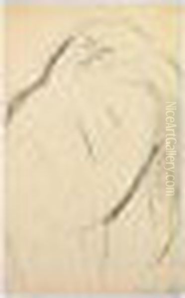 Portrait De Femme Se Coiffant Oil Painting by Amedeo Modigliani