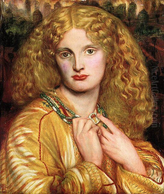 Helen Of Troy Oil Painting by Dante Gabriel Rossetti
