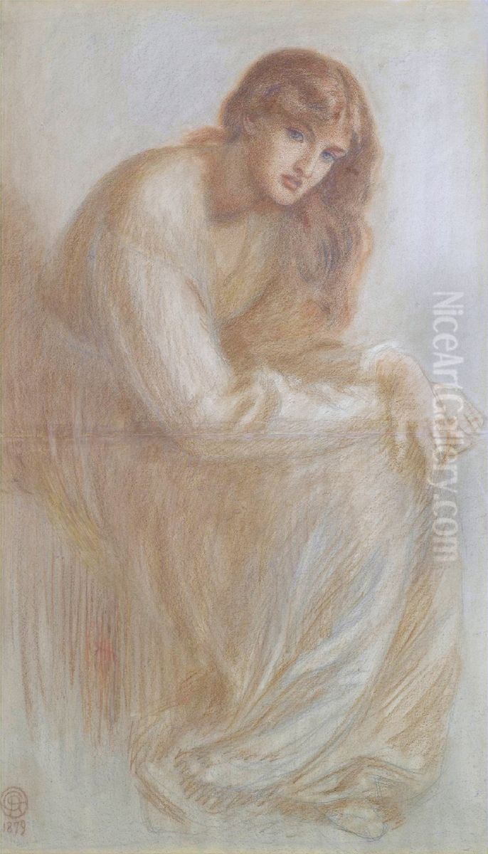 Alexa Wilding Oil Painting by Dante Gabriel Rossetti