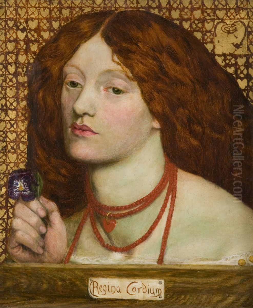 Regina Cordium Oil Painting by Dante Gabriel Rossetti