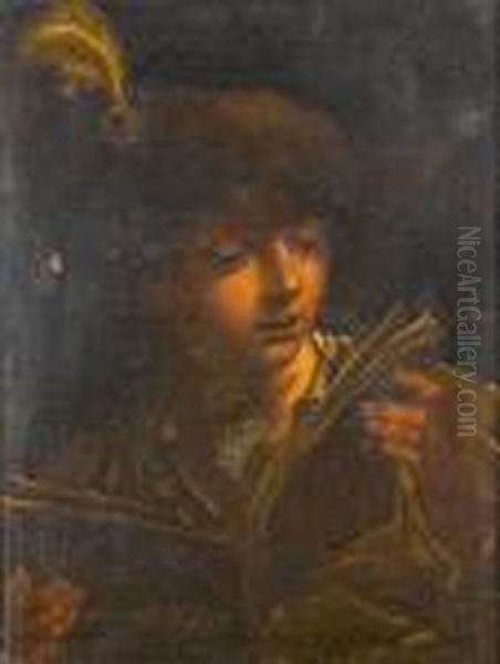 A Youth Reading A Book Oil Painting by Pier Francesco Mola
