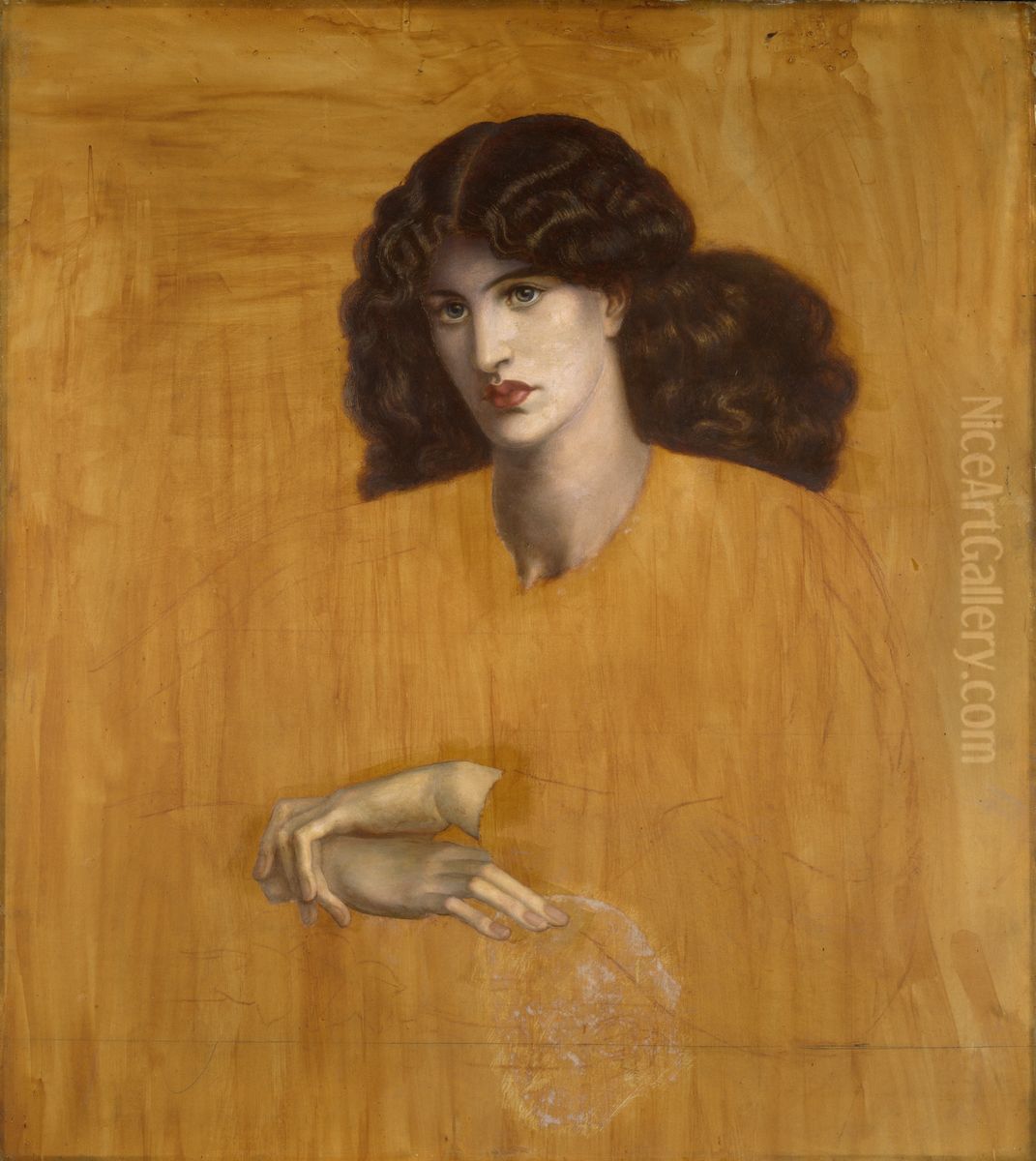 The Lady of Pity Oil Painting by Dante Gabriel Rossetti