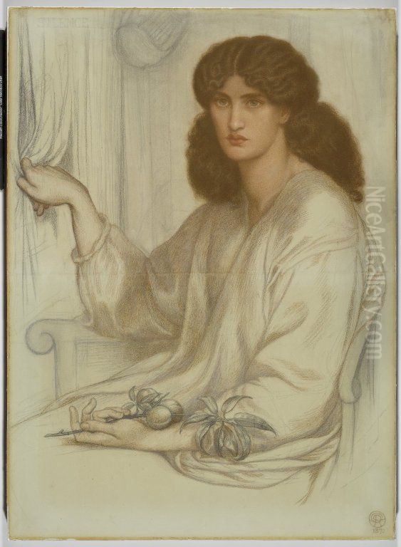 Silence Oil Painting by Dante Gabriel Rossetti