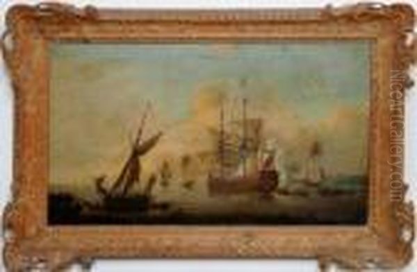 The Morning Gun. Oil Painting by Peter Monamy