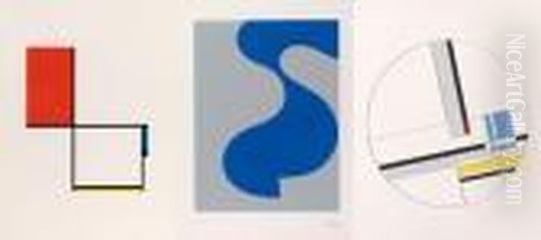 Composition Rouge, Bleue,
Jaune Oil Painting by Piet Mondrian