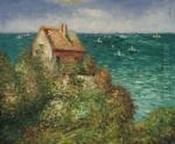 The Coastguard Oil Painting by Claude Oscar Monet