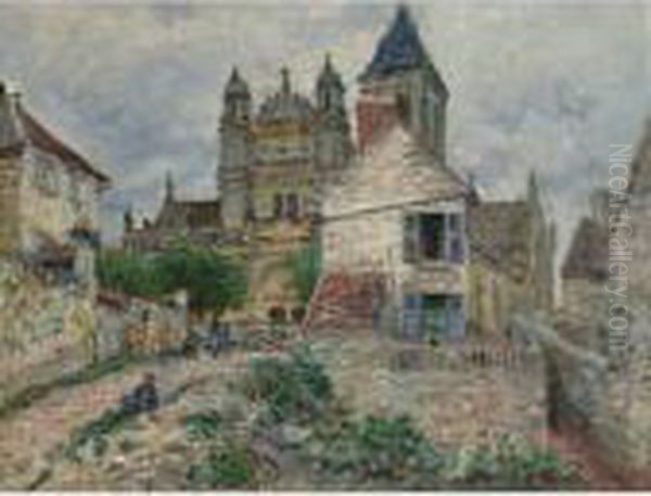 Property From The Collection Of Paul R. And Mary Haas
 

 
 
 

 
 L'eglise De Vetheuil Oil Painting by Claude Oscar Monet