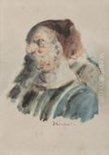 Le Zouave Oil Painting by Adolphe Joseph Thomas Monticelli