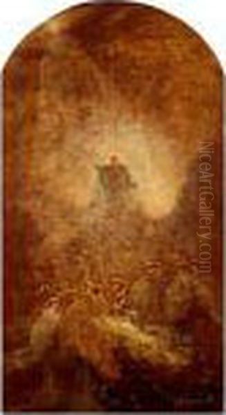 Le Paradis Oil Painting by Adolphe Joseph Thomas Monticelli